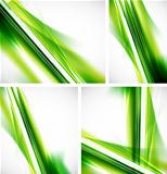 Green lines background