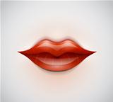 Lips vector background