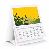 may 2013 desk calendar
