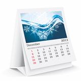 december 2013 desk calendar