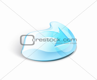 Abstract vector shiny design elements