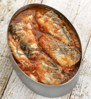 Tinned Sardines In Tomato Sauce 