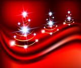 abstract glossy christmas background