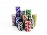 poker chips isolated