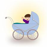 Baby in Stroller