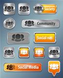 Social network web elements