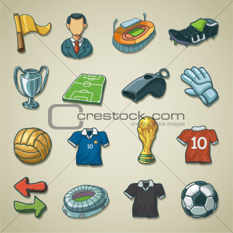 Freehand icons - Soccer
