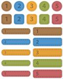 Numbered design templates
