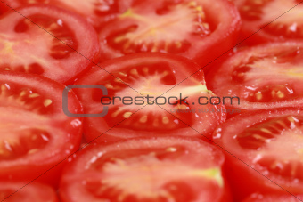 Sliced tomatoes