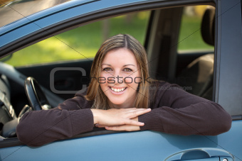 Smiling driver