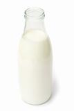 Milk in the bottle