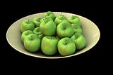 bowl of apples 3d, render,apples