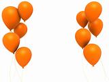 orange balloons