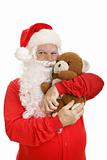 Santa Hugs Teddy Bear