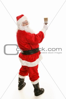 Santa with Paintbrush Complete