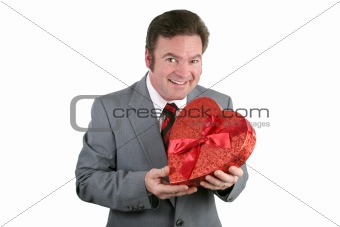 Valentine Guy with Candy