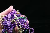Mardi Grass beads