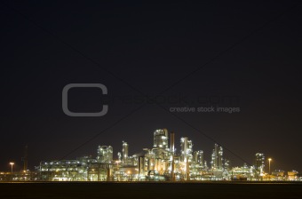Refinery at night 7