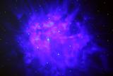 Blue Nebulas Gas Cloud