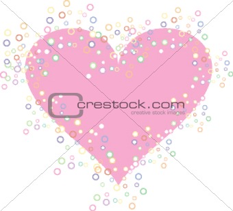Pink Heart Vector
