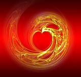 Abstract Heart Fractal