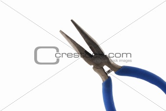Isolated Needle nose pliers