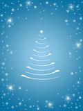 christmas tree in blue 3