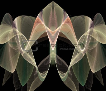 Abstract Lily Fractal