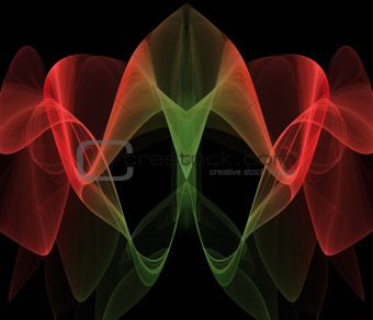 Abstract Lily Fractal
