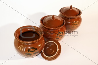 Ukrainian pots 3 items