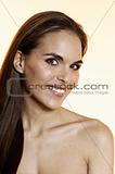 young and cute smiling woman
