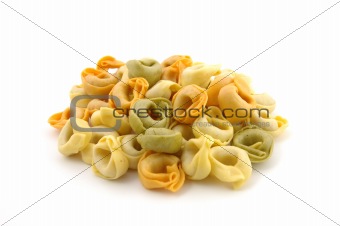 Dry tortellini tricolore