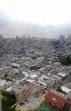 Aerial view of modern city. San Francisco, CA