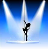 Sexy pole dancer