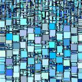 abstract fragmented backdrop pattern in blue