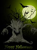 Scary tree background