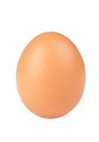 Egg isolated over white background