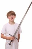 Boy with sword