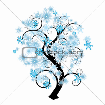 Snowflake tree