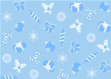 seamless light blue background for Christmas