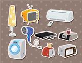 cartoon Home Appliances stickers