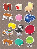 cartoon Furniture stickers