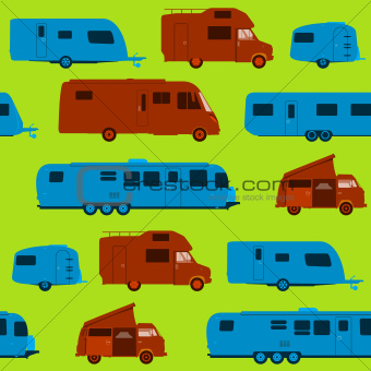 Seamless Caravan Pattern