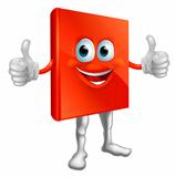 Red book man doing thumbs up
