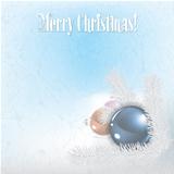 Abstract Christmas grunge background with decorations