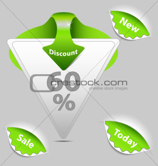 Discount sale labels collection