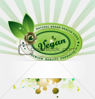 	Vegan  vector background