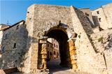 Ancient Etruscan Gate of Volterra in Italy