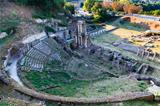 Ancient Roman Theatre of Volterra in Tuscany, Italy