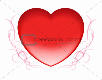 Red heart Valentine